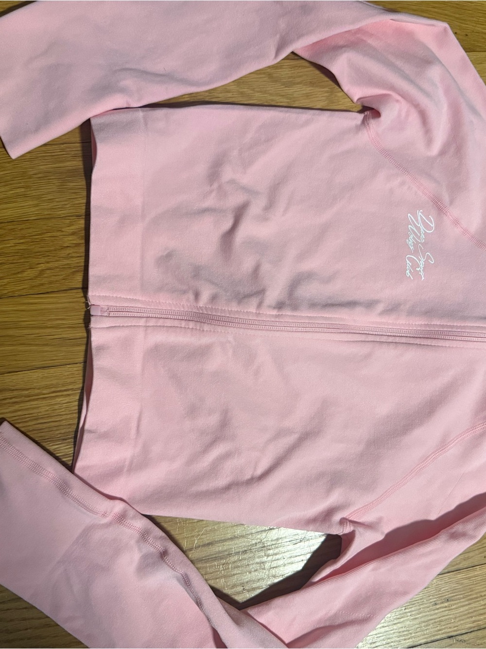 Darc Sport Pink Crop Zip-Up Jacket
